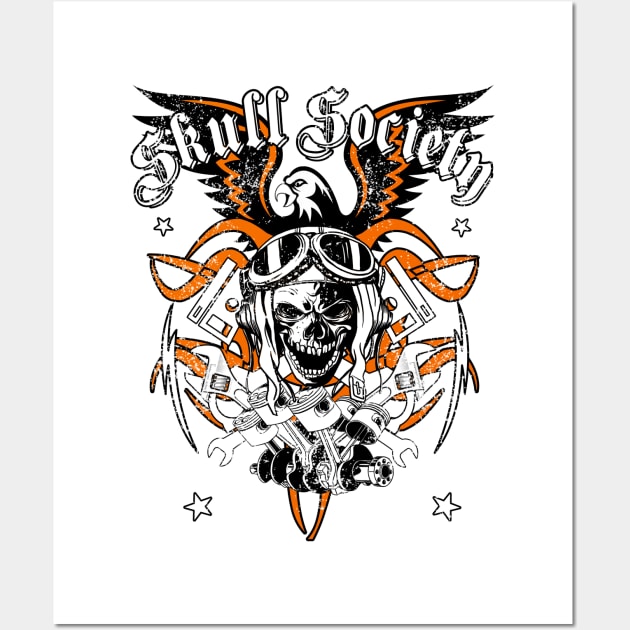 Skull Society Wall Art by BC- One- Shop